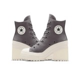 CONVERSE CHUCK 70 DE LUXE HEEL PLATFORM A12327C Coal Image 3
