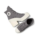 CONVERSE CHUCK 70 DE LUXE HEEL PLATFORM A12327C Coal Image 4