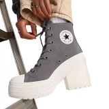 CONVERSE CHUCK 70 DE LUXE HEEL PLATFORM A12327C Coal Image 6