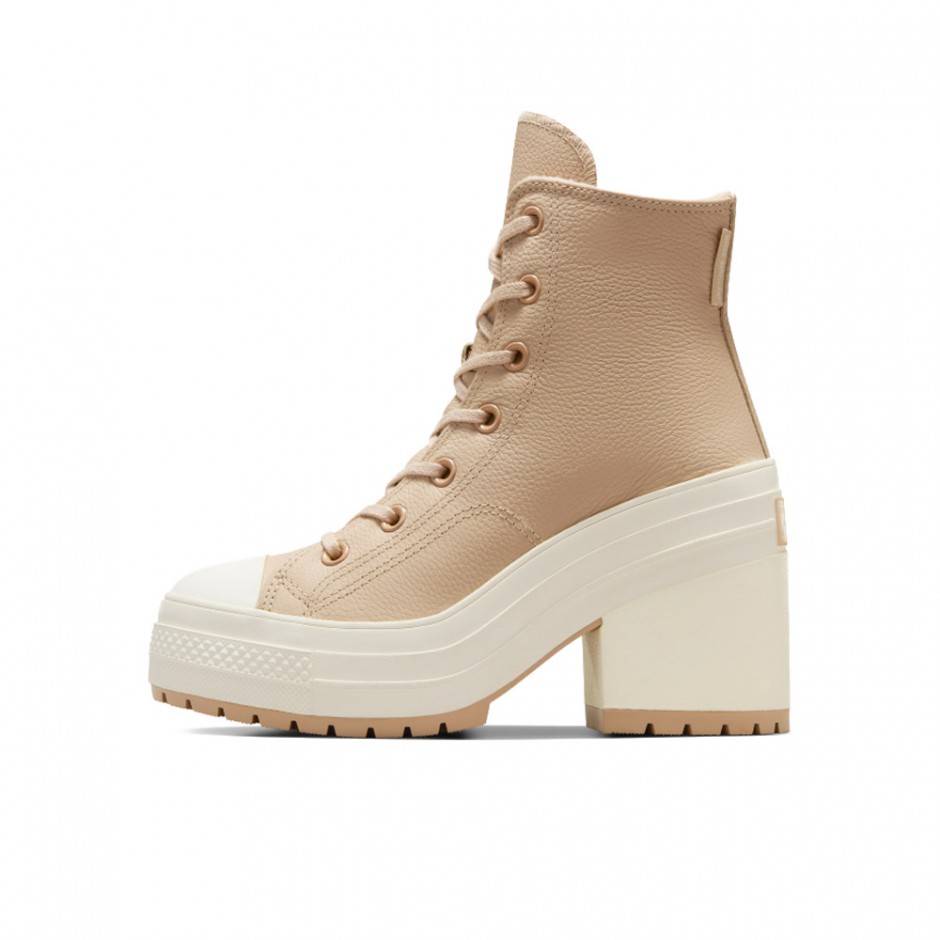 CONVERSE CHUCK 70 DE LUXE HEEL PLATFORM WEATHERIZED A12345C Beige