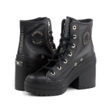 CONVERSE CHUCK 70 DE LUXE HEEL PLATFORM A12346C Black Image 0