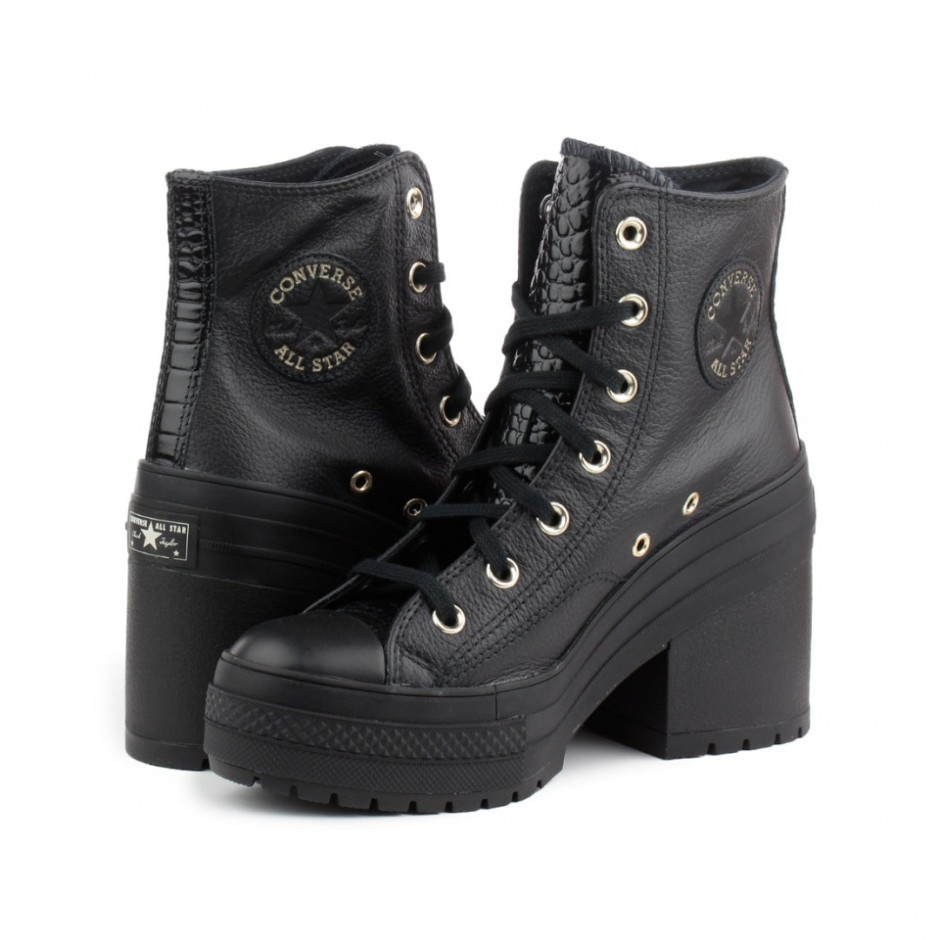 CONVERSE CHUCK 70 DE LUXE HEEL PLATFORM A12346C Black