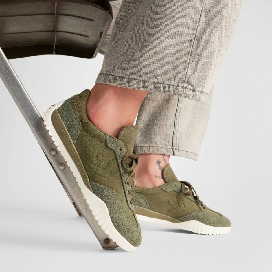 CONVERSE RUN STAR TRAINER COLORFUL SUEDE A13057C Κhaki