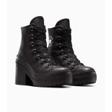 CONVERSE CHUCK 70 DE LUXE HEEL PLATFORM LEATHER A15514C Black Image 0
