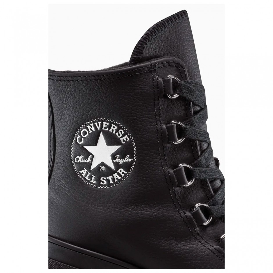 CONVERSE CHUCK 70 DE LUXE HEEL PLATFORM LEATHER A15514C Black