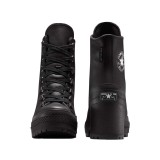 CONVERSE CHUCK 70 DE LUXE HEEL PLATFORM LEATHER A15514C Black Image 4