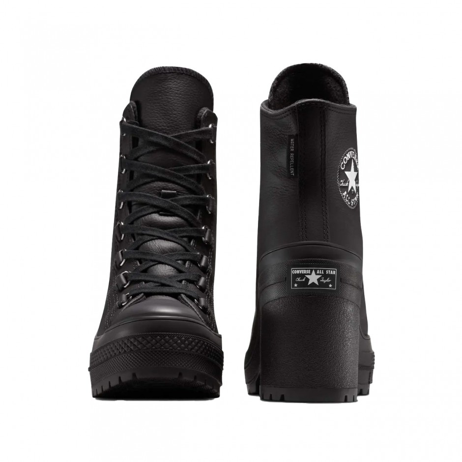CONVERSE CHUCK 70 DE LUXE HEEL PLATFORM LEATHER A15514C Black