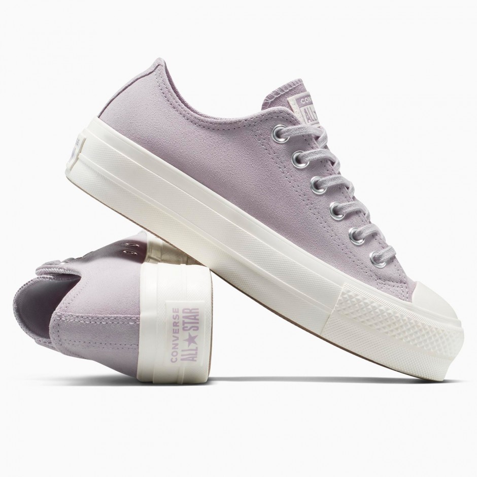 CONVERSE CHUCK TAYLOR ALL STAR LIFT PLATFORM COLORFUL SUEDE A15532C Lilac