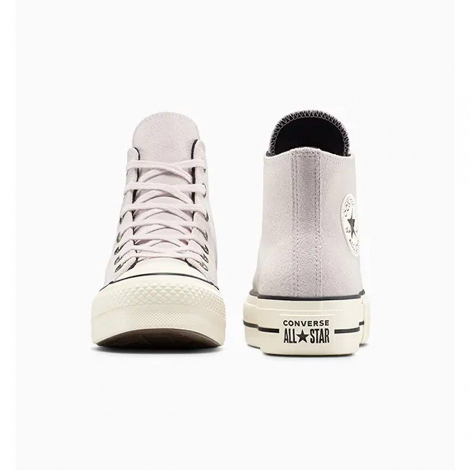 CONVERSE CHUCK TAYLOR ALL STAR PLATFORM COLORFUL SUEDE A14516C Ecru