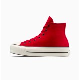 CONVERSE CHUCK TAYLOR ALL STAR PLATFORM COLORFUL SUEDE A14515C Red Image 0