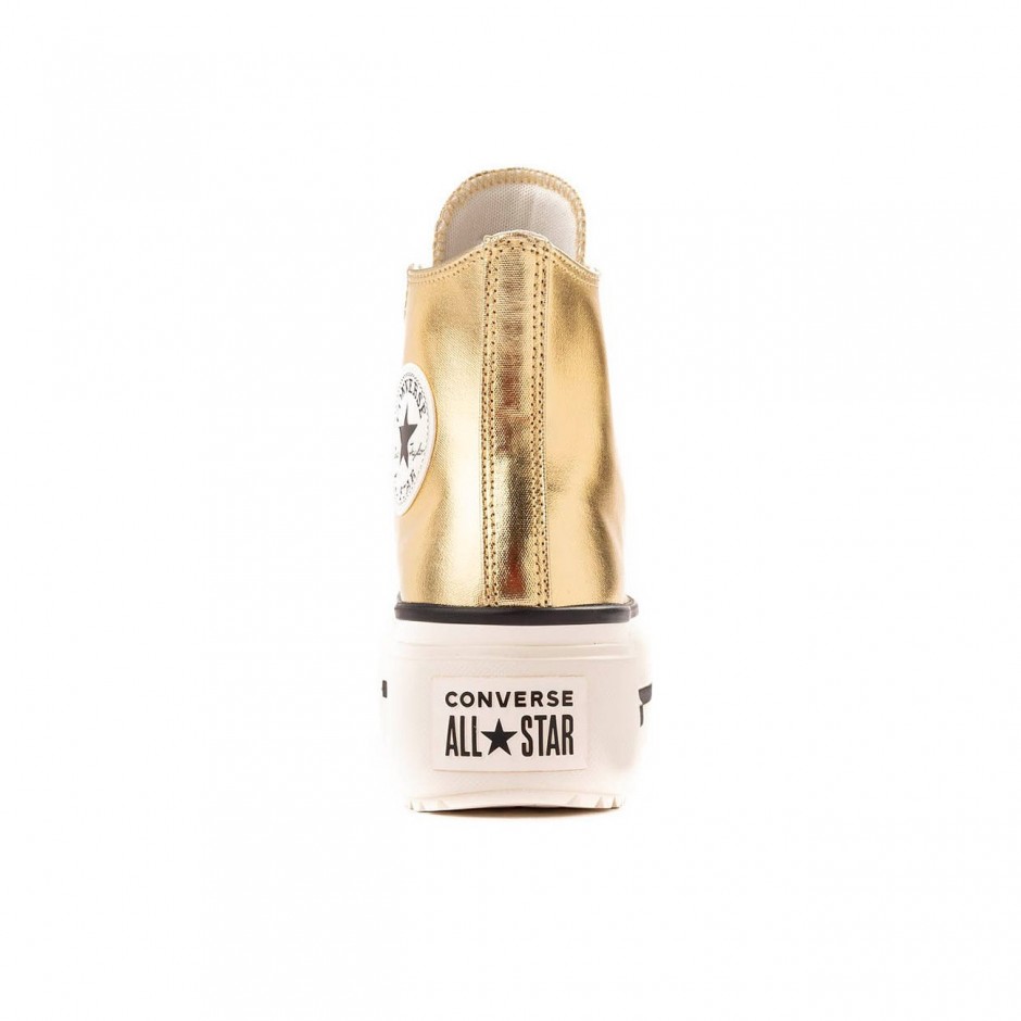 CONVERSE CHUCK TAYLOR ALL STAR DOUBLE STACK METALLIC A15164C Gold