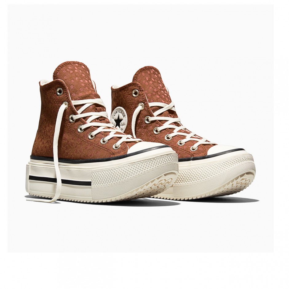 CONVERSE CHUCK TAYLOR ALL STAR LIFT DOUBLE STACK A17883C Brown
