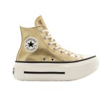 CONVERSE CHUCK TAYLOR ALL STAR DOUBLE STACK METALLIC A15164C Gold Image 