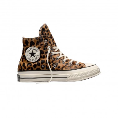 Γυναικεία Sneakers Καφέ - Converse Chuck 70 Leopard Pony Hair 