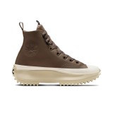 Γυναικεία Sneakers Καφέ - Converse Run Star Hike Platform Weatherized Leather Εικόνα 