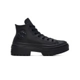 Γυναικεία Sneakers Μαύρα - Converse Chuck Taylor All Star Lugged Heel Leather Platform Εικόνα 