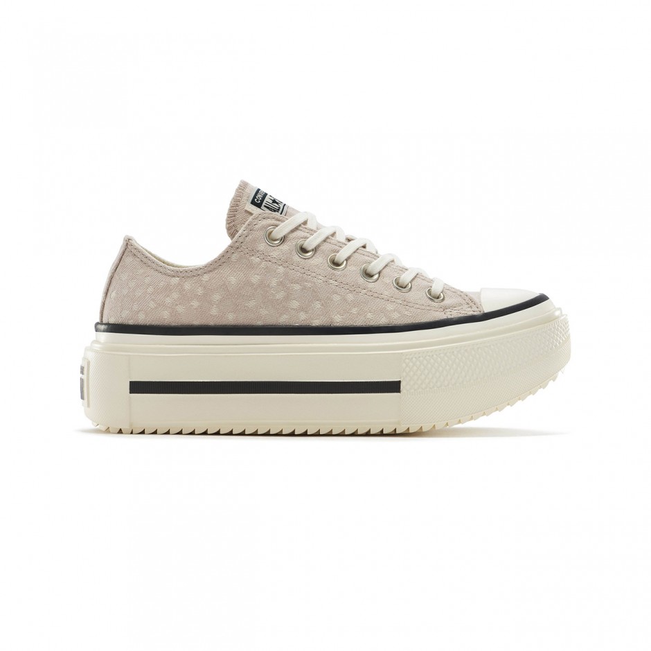 Γυναικεία Sneakers Μπεζ - Converse Chuck Taylor All Star Lift Double Stack Platform