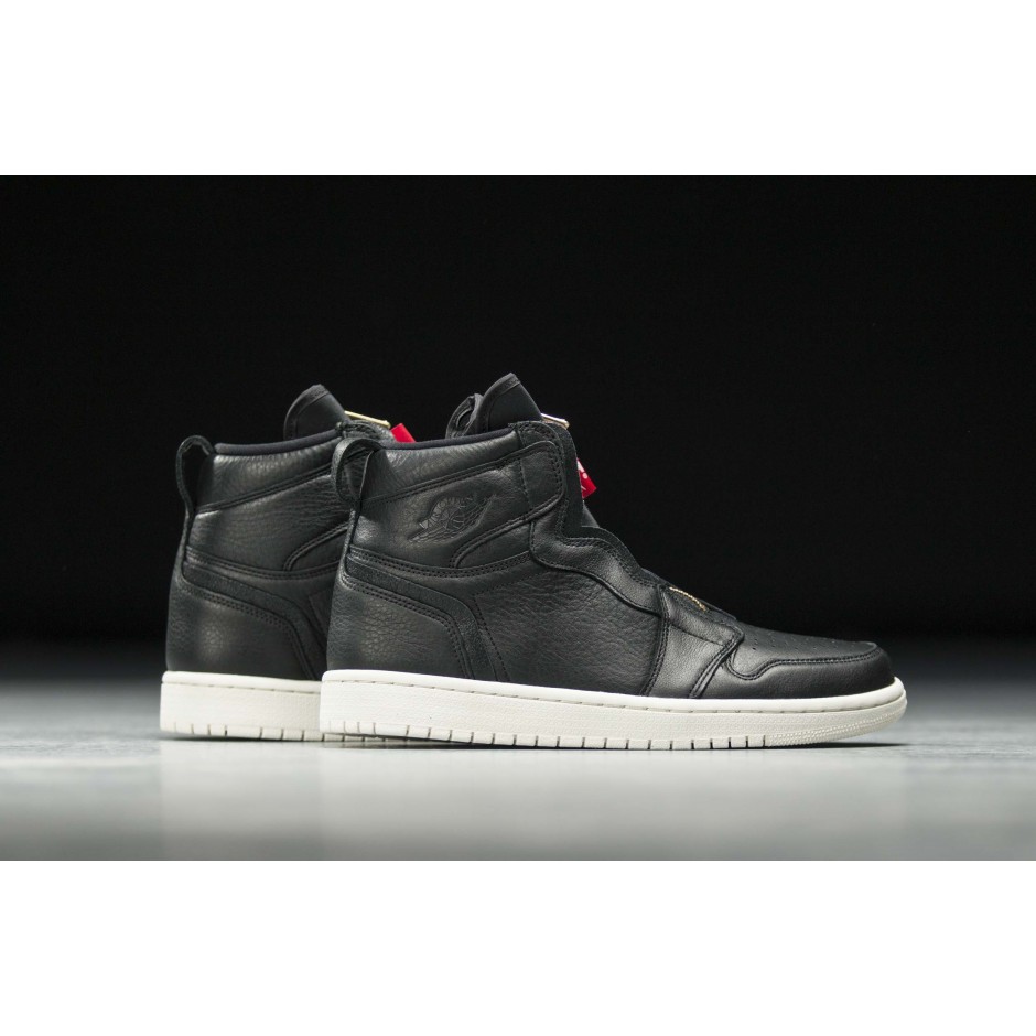 JORDAN AIR 1 HIGH ZIP SHOE AQ3742-016 Μαυρο