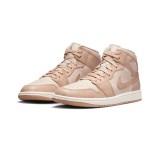 Γυναικεία Sneakers Μπεζ - Jordan Air 1 Mid Εικόνα 1