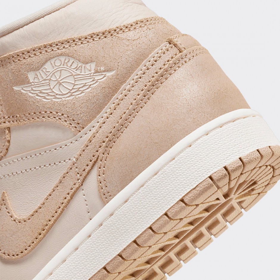 Γυναικεία Sneakers Μπεζ - Jordan Air 1 Mid