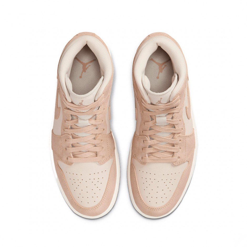 Γυναικεία Sneakers Μπεζ - Jordan Air 1 Mid
