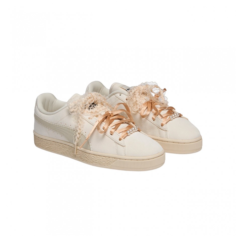 Γυναικεία Sneakers Εκρού - PUMA Suede Bloom 