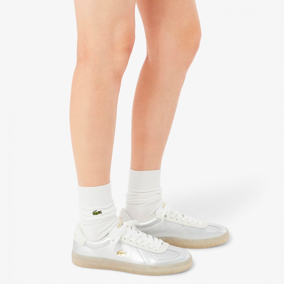 Women's Sneakers Silver - Lacoste Baseshot Pro