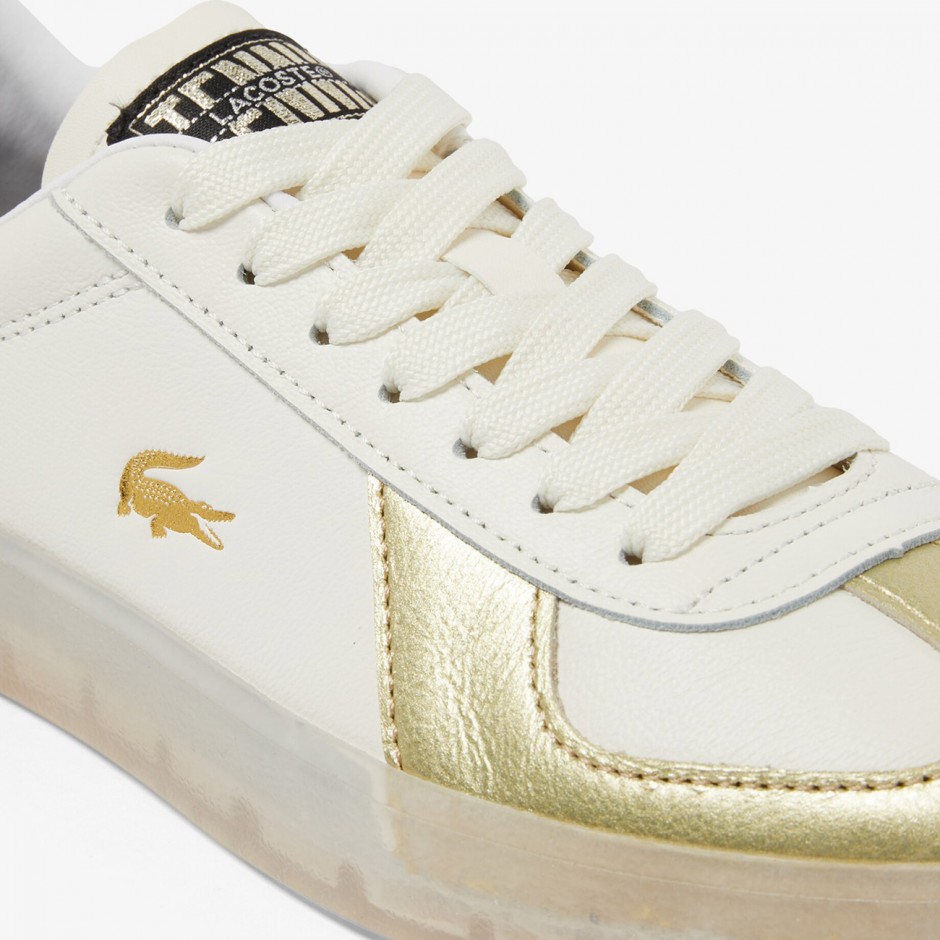 Women's Sneakers Ecru - Lacoste Baseshot Pro