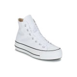 Γυναικεία Sneakers Λευκά - Converse Chuck Taylor All Star Canvas Platform Εικόνα 1