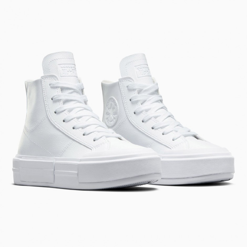 Converse Chuck Taylor All Star Cruise Leather Λευκό - Γυναικεία Παπούτσια