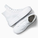 Converse Chuck Taylor All Star Cruise Leather Λευκό - Γυναικεία Παπούτσια