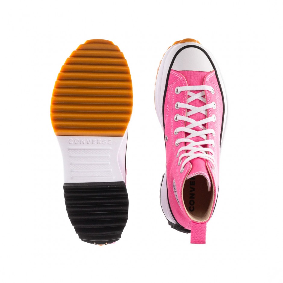 Γυναικεία Sneakers Ροζ - Converse Run Star Hike Platform