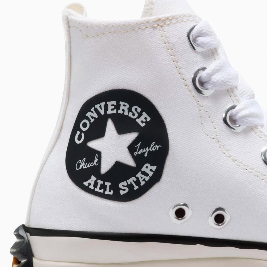 Γυναικεία Sneakers Λευκά - Converse Run Star Hike Platform Sketch