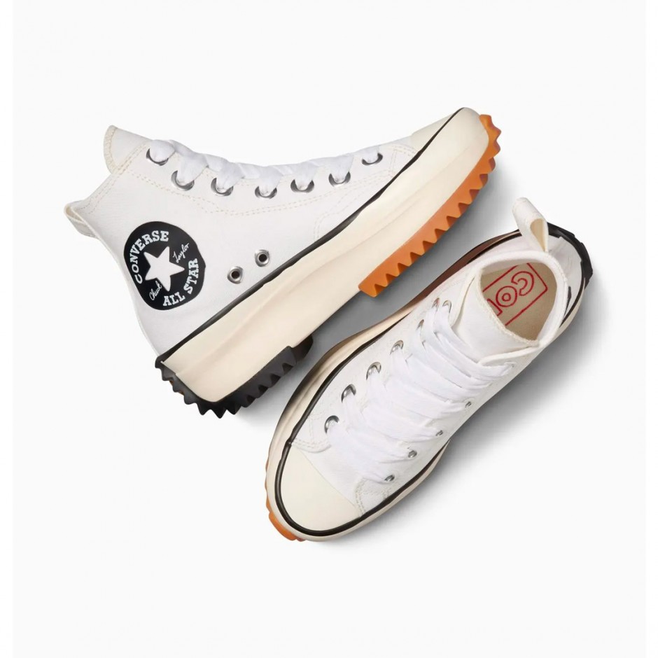 Γυναικεία Sneakers Λευκά - Converse Run Star Hike Platform Sketch