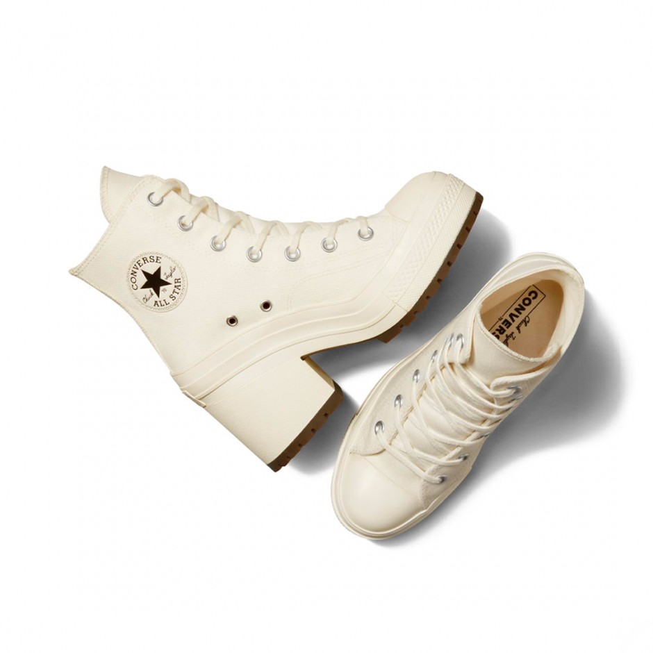 CONVERSE CHUCK 70 DE LUXE HEEL A05348C Ecru