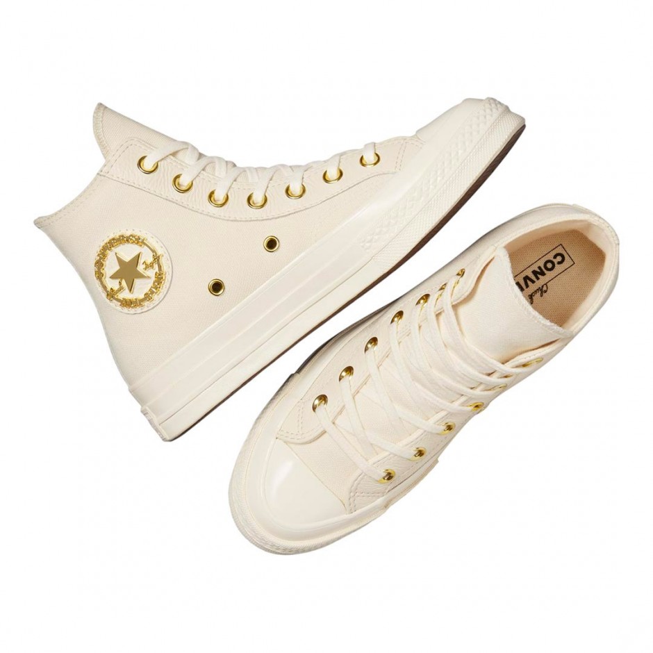 CONVERSE CHUCK 70 GOLD A12555C Ecru