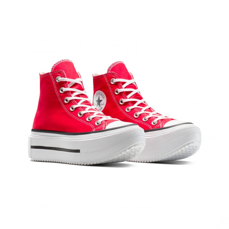 CONVERSE CHUCK TAYLOR ALL STAR LIFT DOUBLE STACK PLATFORM A15542C Red