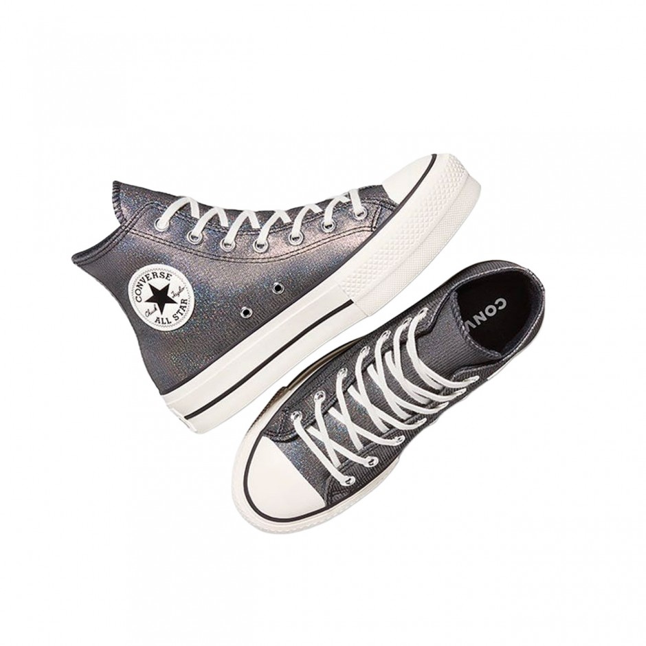 CONVERSE CHUCK TAYLOR ALL STAR LIFT PLATFORM SPARKLE A14519C Black