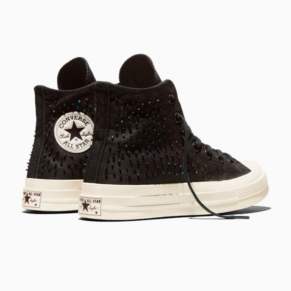 Γυναικεία Sneakers Μαύρα - Converse Chuck 70 Beads