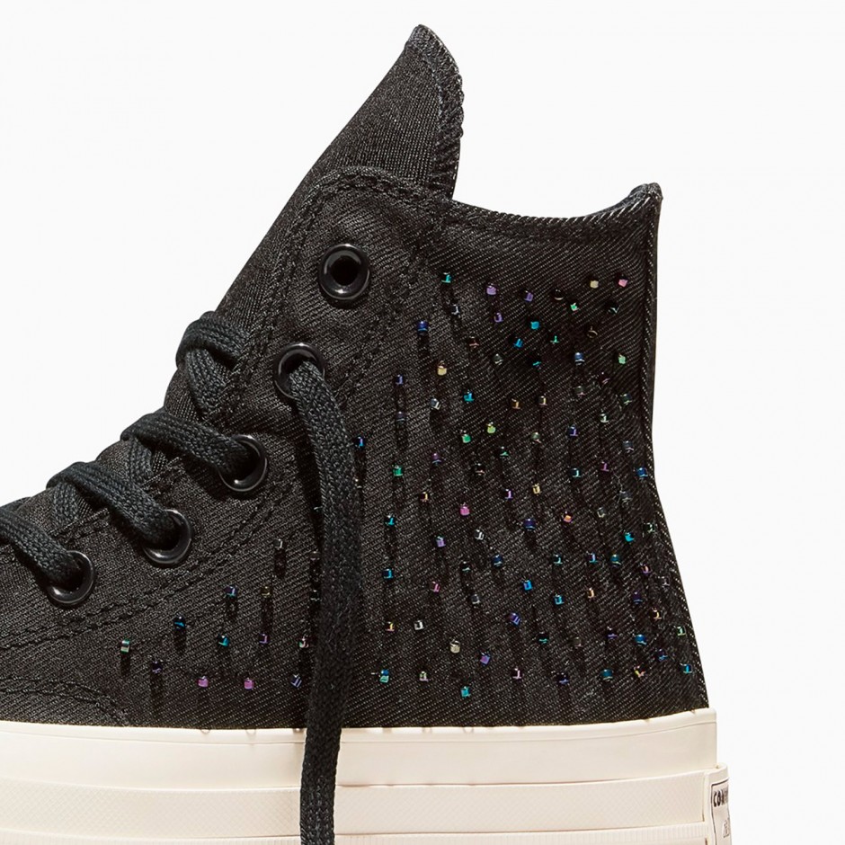 Γυναικεία Sneakers Μαύρα - Converse Chuck 70 Beads
