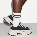 Γυναικεία Sneakers Μαύρα - Converse Run Star Crush Εικόνα 3