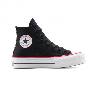 CONVERSE CHUCK TAYLOR ALL STAR LIFT PLATFORM LEOPARD A14533C Black