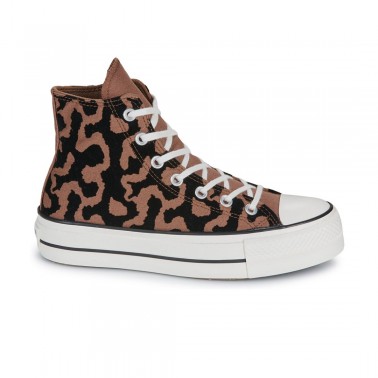 Γυναικεία Sneakers Πολύχρωμα - Converse Chuck Taylor All Star Lift Platform Leopard