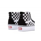 VANS UA SK8-HI PLATFORM 2.0 VN0A3TKNQXH-QXH Λευκό-Μαυρο Εικόνα 3