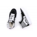 VANS UA SK8-HI PLATFORM 2.0 VN0A3TKNQXH-QXH Λευκό-Μαυρο Εικόνα 4