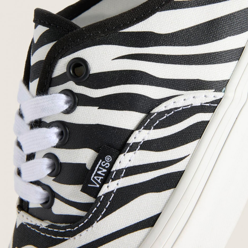 Γυναικεία Sneakers Λευκά-Μαύρα - Vans Authentic