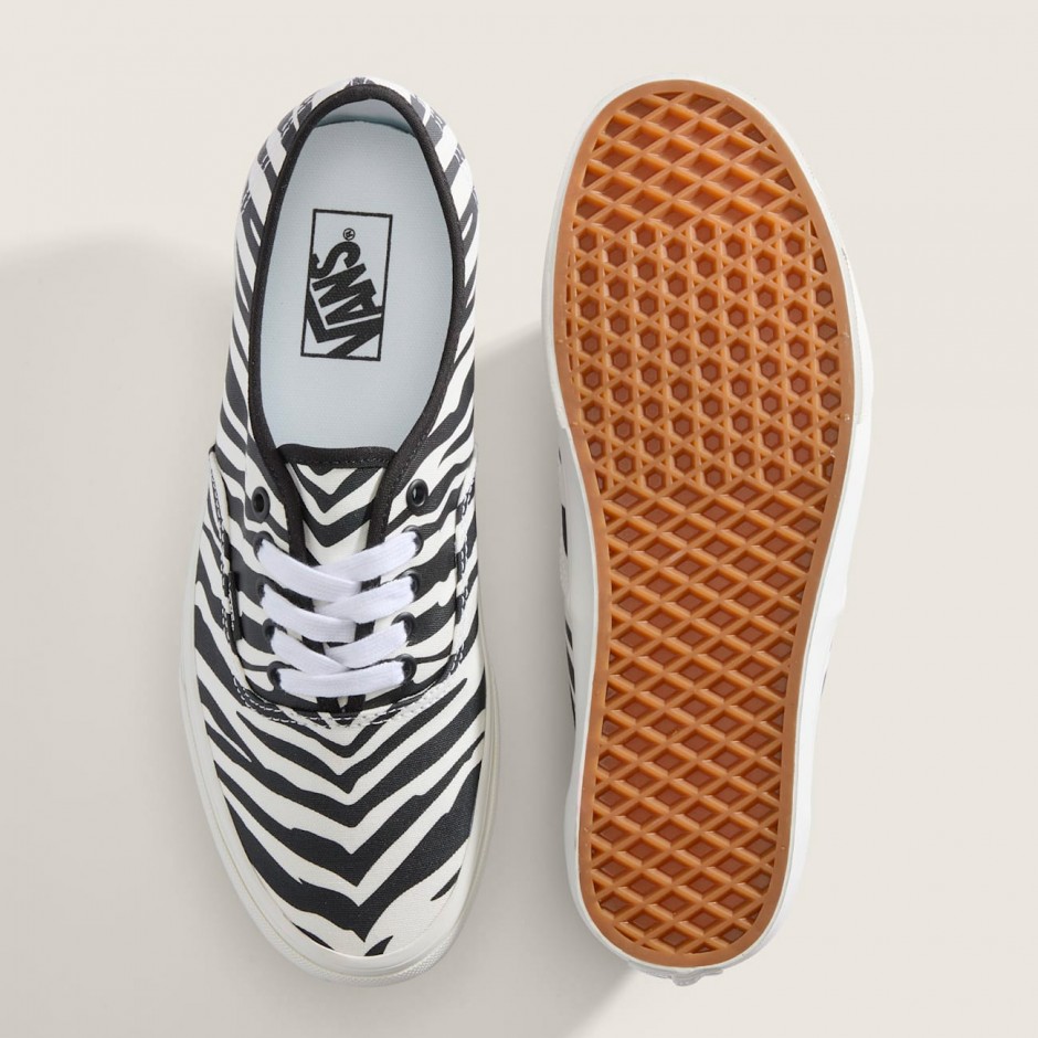 Γυναικεία Sneakers Λευκά-Μαύρα - Vans Authentic