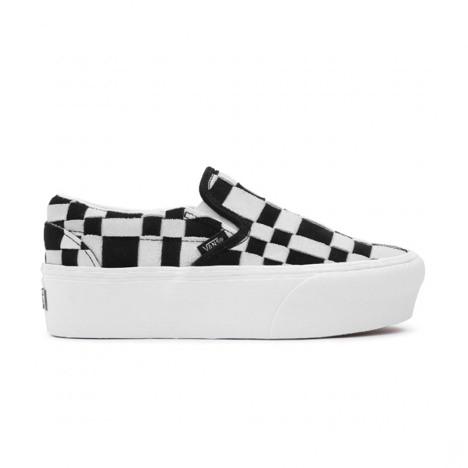 VANS CLASSIC SLIP-ON STACKFORM WOVEN Μαύρο