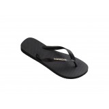 Γυναικείες Σαγιονάρες Μαύρες - Havaianas Top Logo Metallic Εικόνα 0