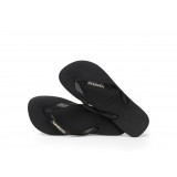 HAVAIANAS TOP LOGO METALLIC 4127244-1069 Μαύρο